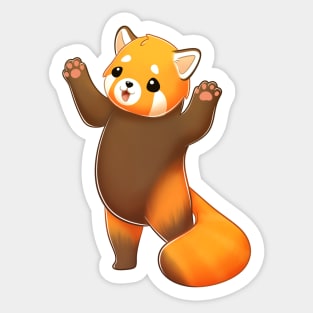 Cute Red Panda Sticker